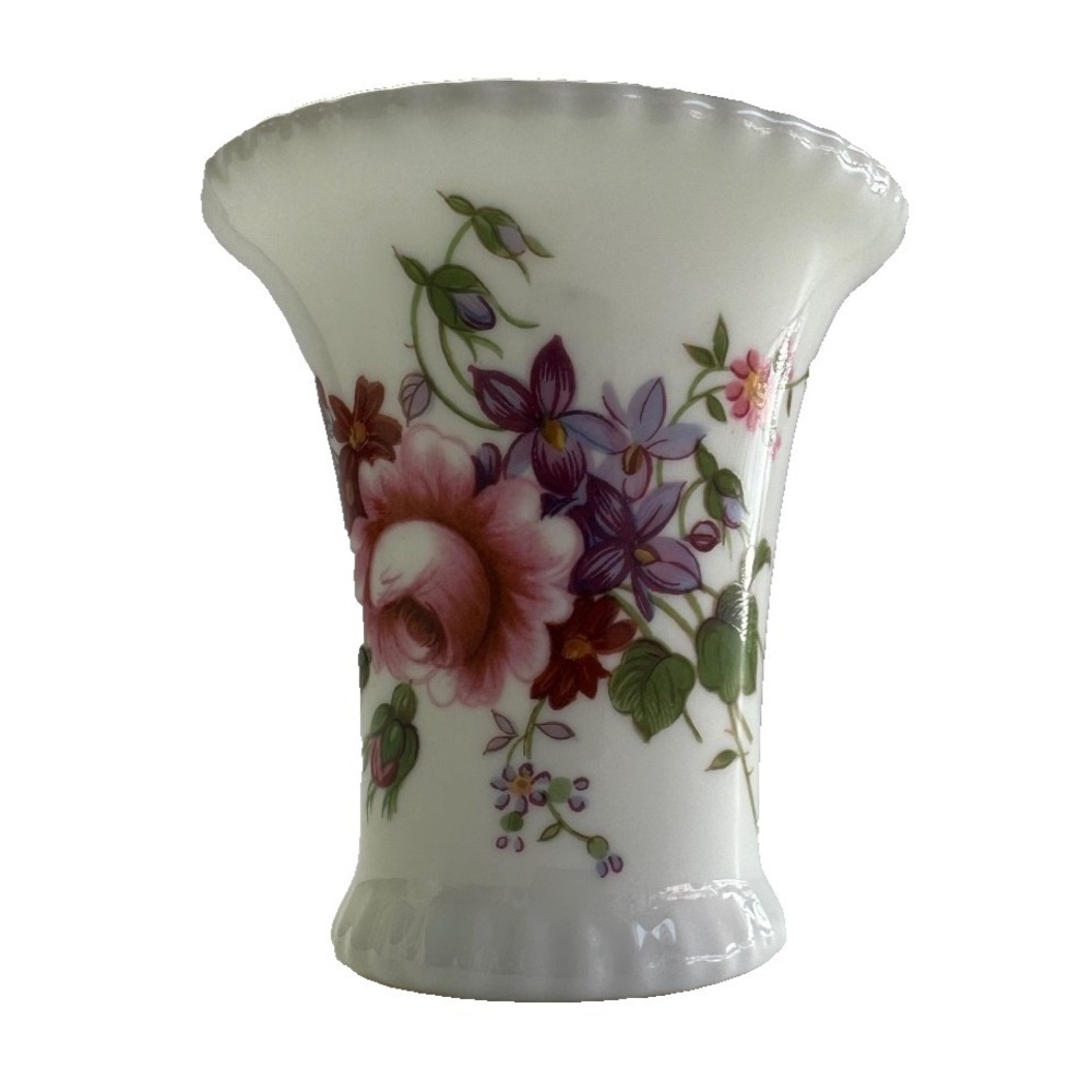 Royal Crown Derby Posies Bud‎ Vase Toothpick Holder Bone China England XLI Vtg